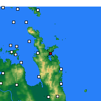 Nearby Forecast Locations - Whitianga - Carte