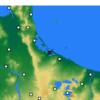 Nearby Forecast Locations - Tauranga - Carte