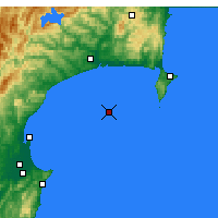 Nearby Forecast Locations - Hawke Bay - Carte