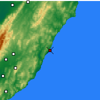 Nearby Forecast Locations - Castlepoint - Carte