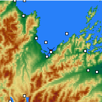 Nearby Forecast Locations - Nelson - Carte