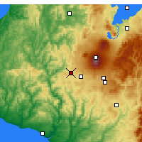Nearby Forecast Locations - Raetihi - Carte