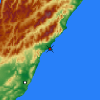 Nearby Forecast Locations - Kaikoura - Carte