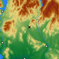 Nearby Forecast Locations - Lumsden - Carte