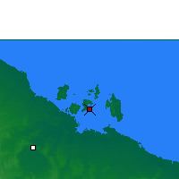 Nearby Forecast Locations - Centre Island - Carte