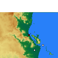 Nearby Forecast Locations - Cardwell - Carte