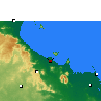 Nearby Forecast Locations - Townsville - Carte