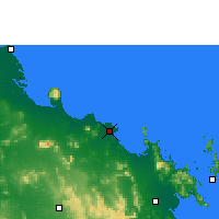 Nearby Forecast Locations - Bowen - Carte