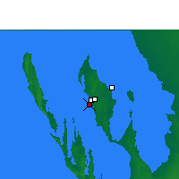 Nearby Forecast Locations - Shark Bay Denham - Carte