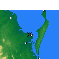 Nearby Forecast Locations - Pialba - Carte