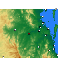 Nearby Forecast Locations - Amberley - Carte