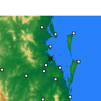 Nearby Forecast Locations - Brisbane - Carte