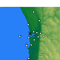 Nearby Forecast Locations - Swanbourne - Carte