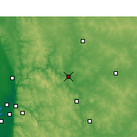 Nearby Forecast Locations - Northam - Carte