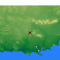 Nearby Forecast Locations - Mount Barker - Carte