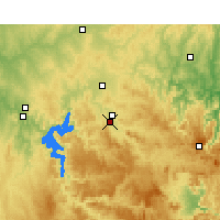 Nearby Forecast Locations - Mudgee - Carte