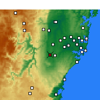 Nearby Forecast Locations - Camden - Carte