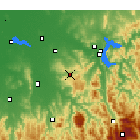Nearby Forecast Locations - Beechworth - Carte