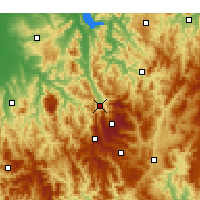 Nearby Forecast Locations - Mount Beauty - Carte