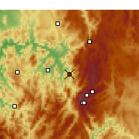Nearby Forecast Locations - Khancoban - Carte