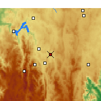 Nearby Forecast Locations - Canberra - Carte