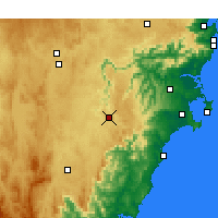 Nearby Forecast Locations - Nerriga - Carte