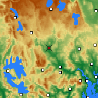 Nearby Forecast Locations - Ouse - Carte