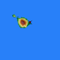 Nearby Forecast Locations - Île Heard - Carte