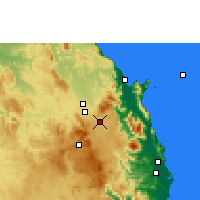 Nearby Forecast Locations - Kairi - Carte