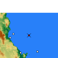 Nearby Forecast Locations - Norman Reef - Carte