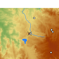 Nearby Forecast Locations - Inverell - Carte