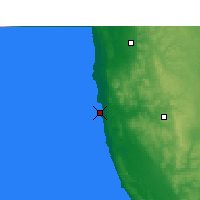 Nearby Forecast Locations - Baie Jurien - Carte