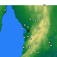 Nearby Forecast Locations - Parafield - Carte