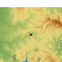 Nearby Forecast Locations - Dunedoo - Carte