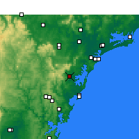 Nearby Forecast Locations - Middle Head - Carte
