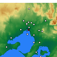 Nearby Forecast Locations - Saint-Kilda (Melbourne) - Carte