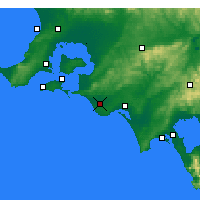 Nearby Forecast Locations - Wonthaggi - Carte