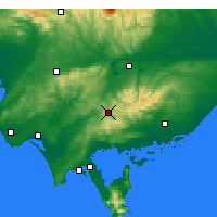 Nearby Forecast Locations - Olsens Bridge - Carte