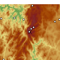 Nearby Forecast Locations - Thredbo - Carte