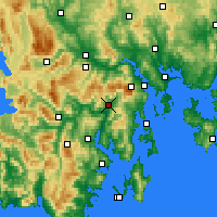 Nearby Forecast Locations - Grove - Carte