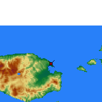 Nearby Forecast Locations - Namlea/buru Isla - Carte
