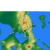 Nearby Forecast Locations - Tanay - Carte