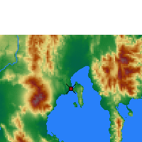 Nearby Forecast Locations - Davao - Carte