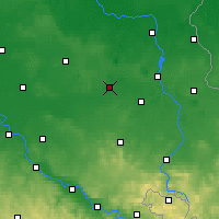 Nearby Forecast Locations - Senftenberg - Carte