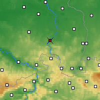 Nearby Forecast Locations - Bautzen - Carte