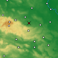 Nearby Forecast Locations - Quedlinbourg - Carte