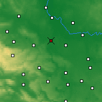 Nearby Forecast Locations - Bernbourg - Carte