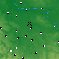 Nearby Forecast Locations - Bitterfeld - Carte