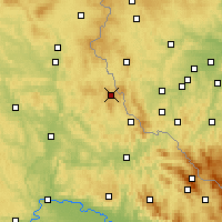 Nearby Forecast Locations - Schönsee - Carte