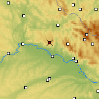 Nearby Forecast Locations - Wiesenfelden - Carte